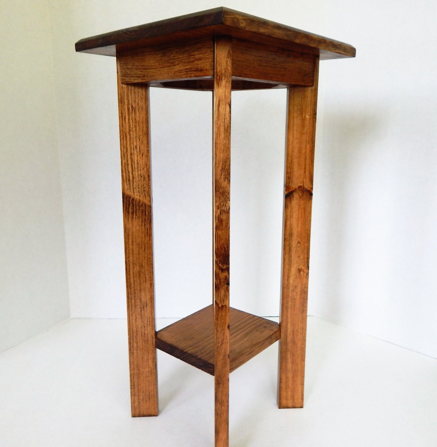 side table, bedside table, plant stand, end table, wooden