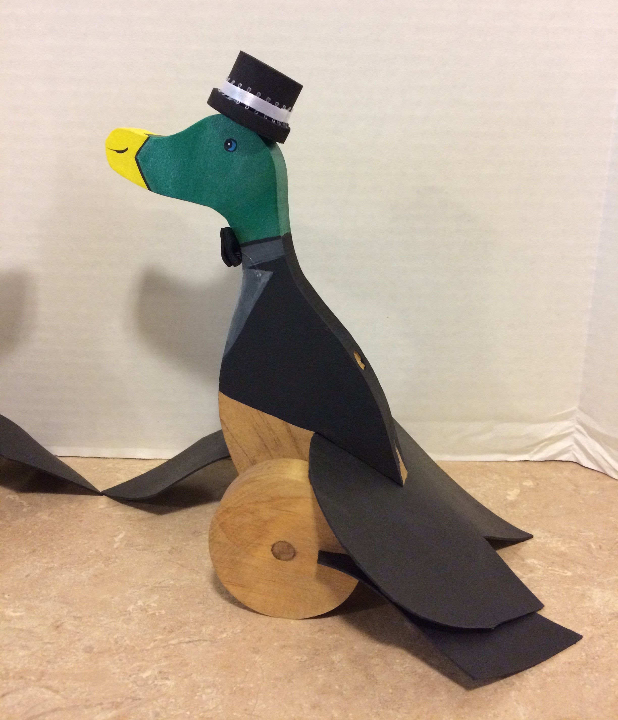 Push Toy Toy Ducks Push along Duck Stick Toy Child's Etsy