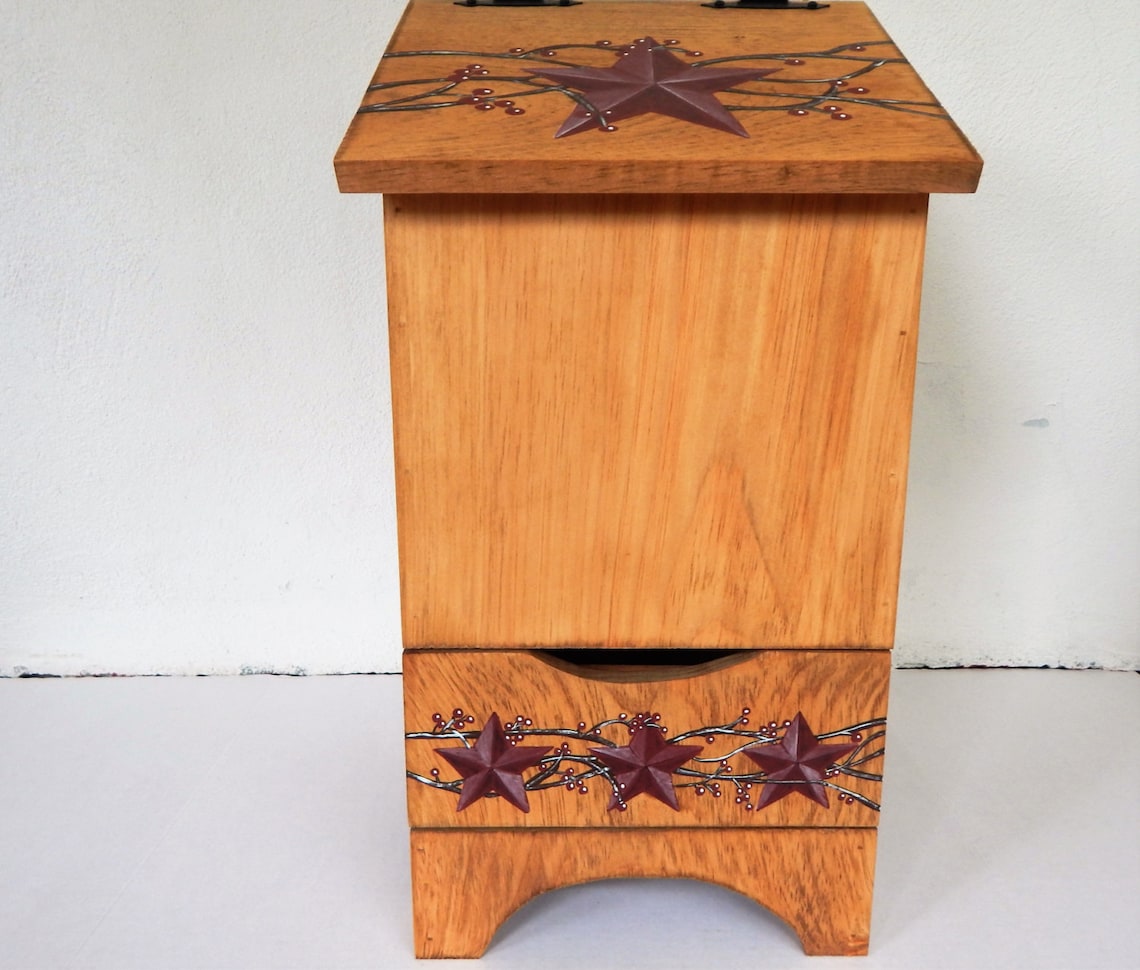 Potato Bin Potato and Onion Bin Rustic Potato Bin Rustic Etsy