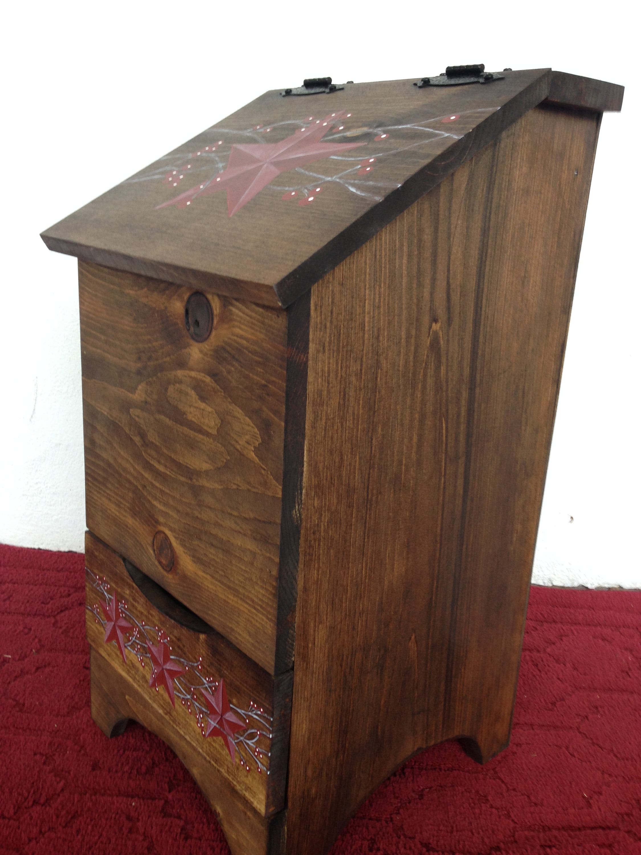 Potato Bin, Potato Onion Bin, Vegetable Bin, Kitchen Bin, Primitive