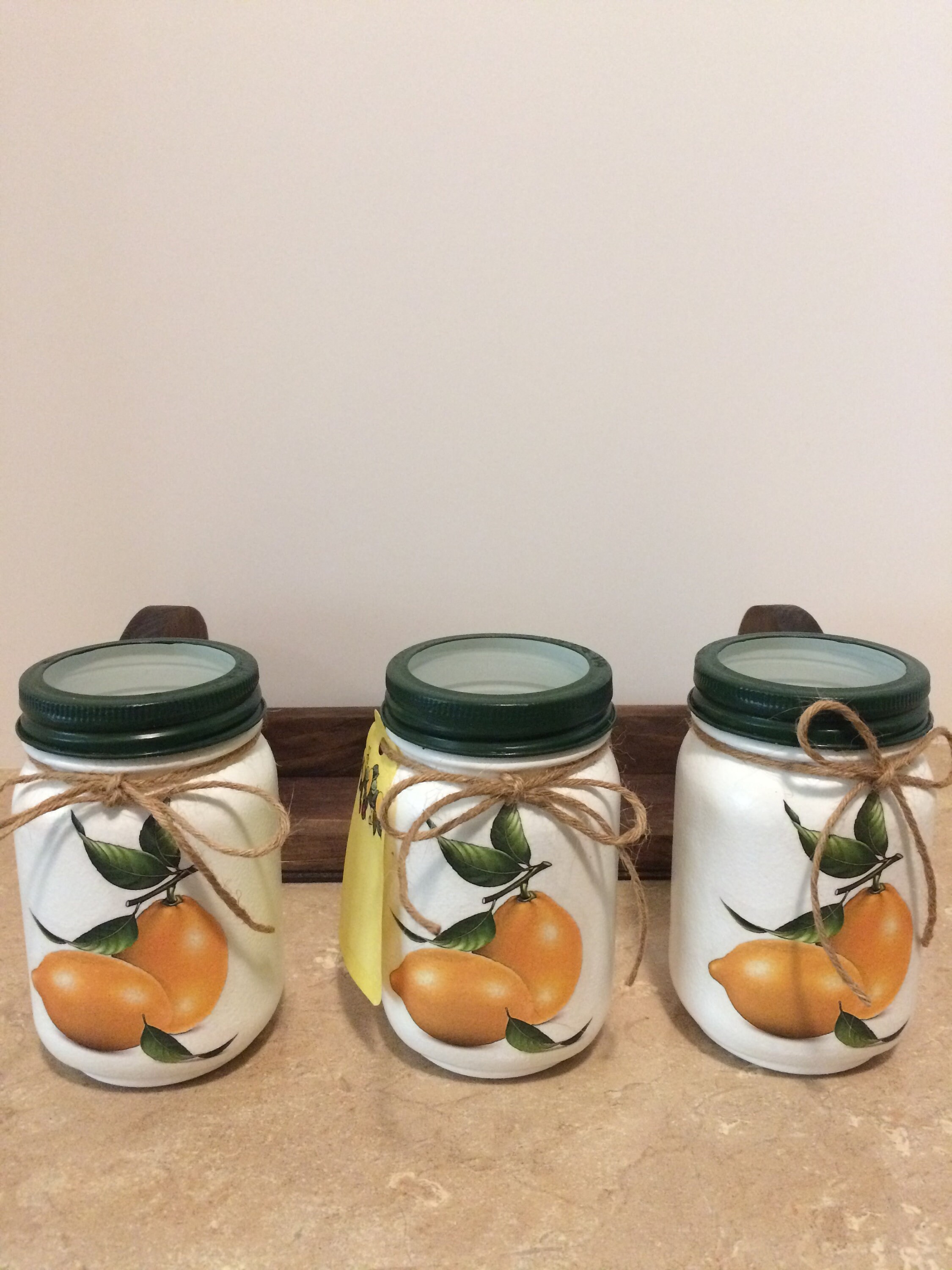 Kitchen Utensil Holders,Lemon Decor,Lemon Kitchen,Country Decor,Fruit