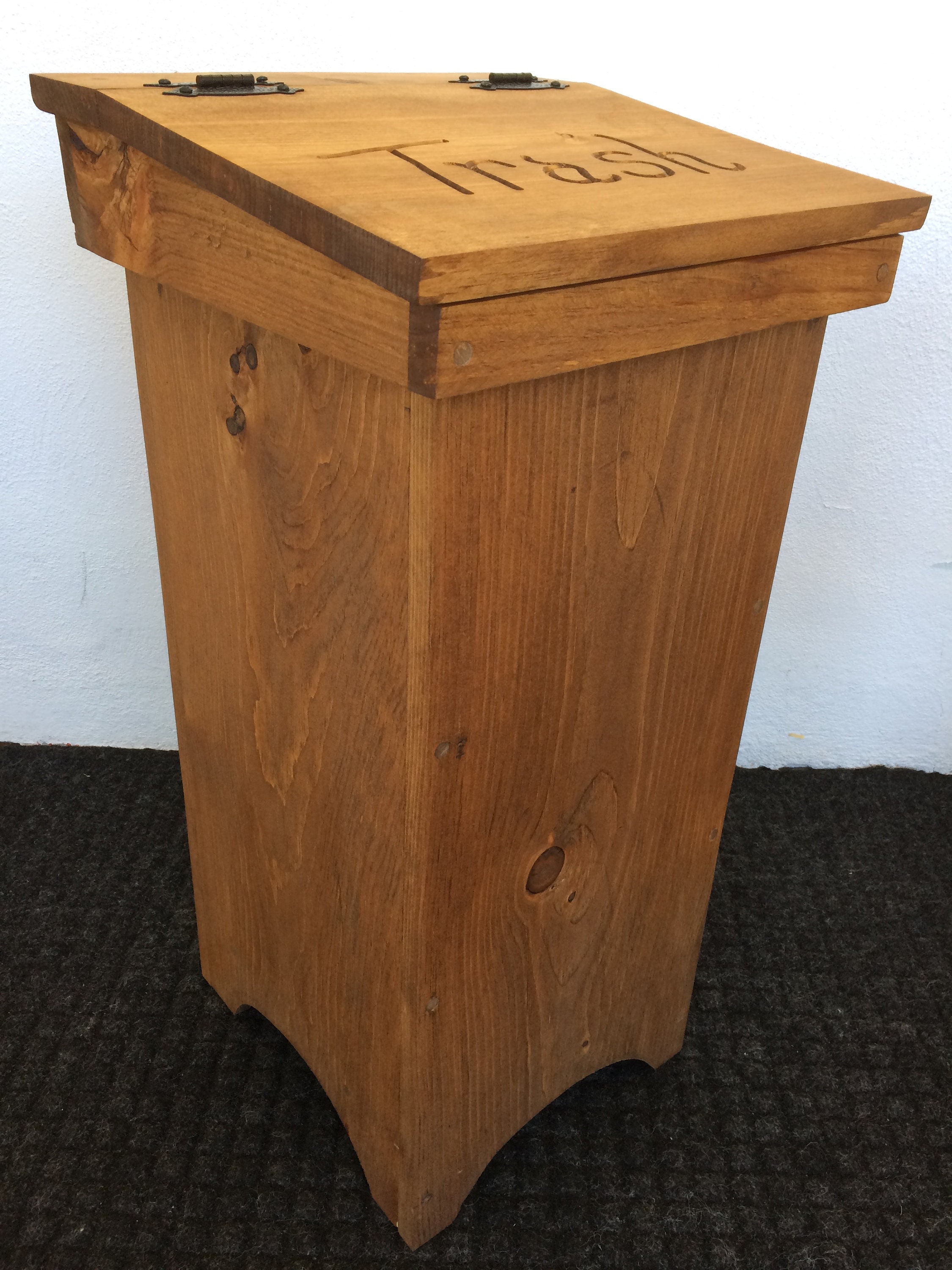 rustic toy bin