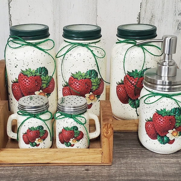 Strawberry Soap Dispenser Etsy