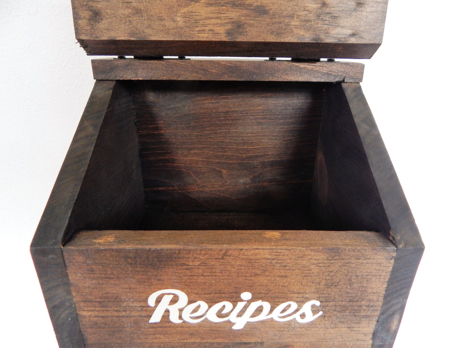 recipe box,recipe card holder,wooden recipe box,box for recipes