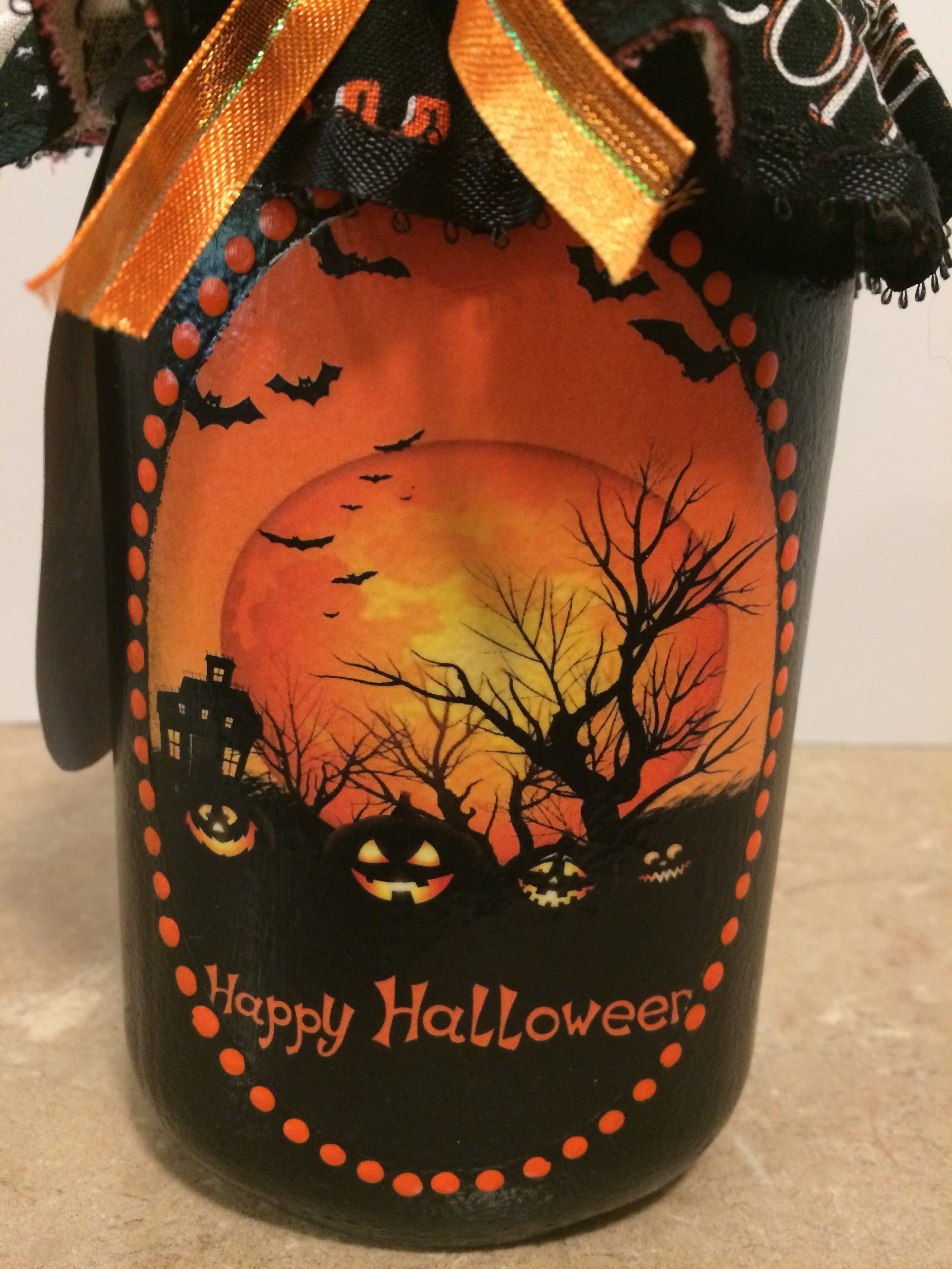 Create Unique Halloween Decor Jars