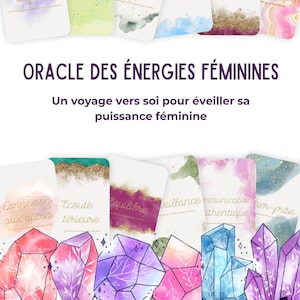 Oracle des Énergies Féminines – 52 cartes pour révéler ta force intérieure (PDF, Méditations Audio) - Oracle digital développement personnel
