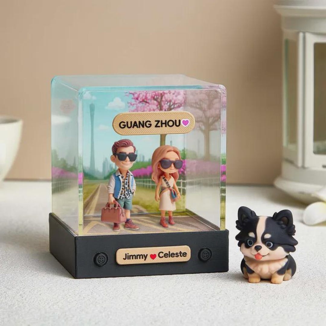 Personalised Gifts Custom Action Figure 3D Mini Figurine Design Your Own Ultra HD Resin Collectible Statue Gifts For Dad Mom Couple Father's Day