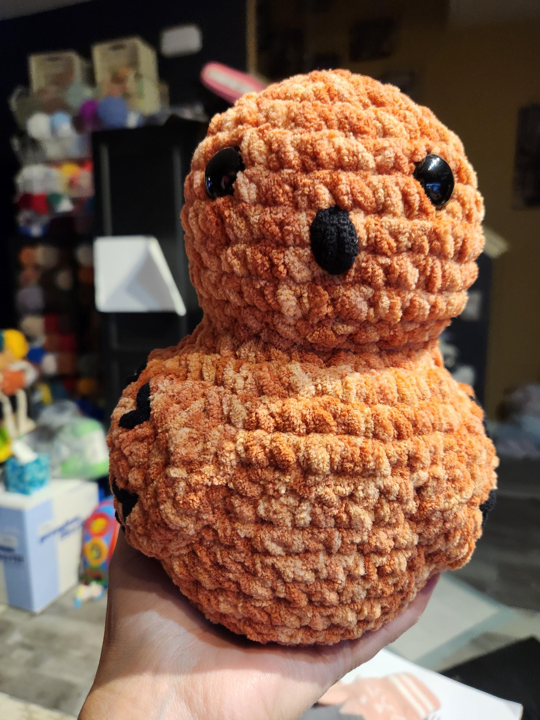 Owl Crochet Plush - Amigurumi - Crocheted - Handmade - Unique - Plush - Ready to ship