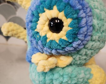 Baby Murloc - Crocheted - Multi - Color - Plush - Handmade - Hand Sewn - Unique - Ready to ship