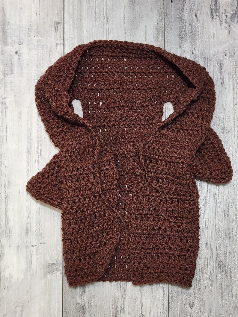 Crochet Pattern ONLY - Crocheted Grogu Jedi Inspired Robe - Digital ...