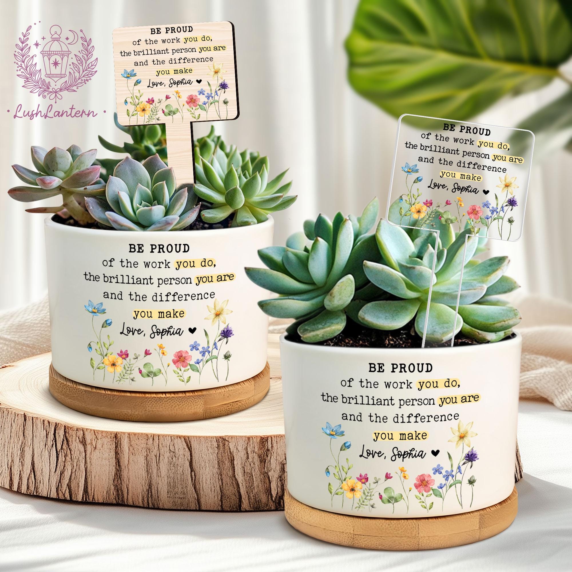 Be Proud Of The Work You Do,Coworker Appreciation Plant Pot,Thank You Gift, Leaving Gift,Team Gift,Employee Appreciation,Coworker,Boss Gifts