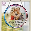 Custom Photo Portrait Glass Suncatcher, Loss of Mom Dad, Photo Memorial Suncatcher, Sympathy Gifts, Remembrance Gifts, Memorial Grandma Gift