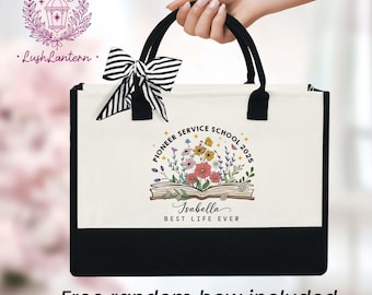 Personalized Pioneer School Tote Bag, JW Pioneer School 2025 Gift, Pioneer School Gift Bag, Best Life Ever Bag, JW Pioneer Gift, JW Gift