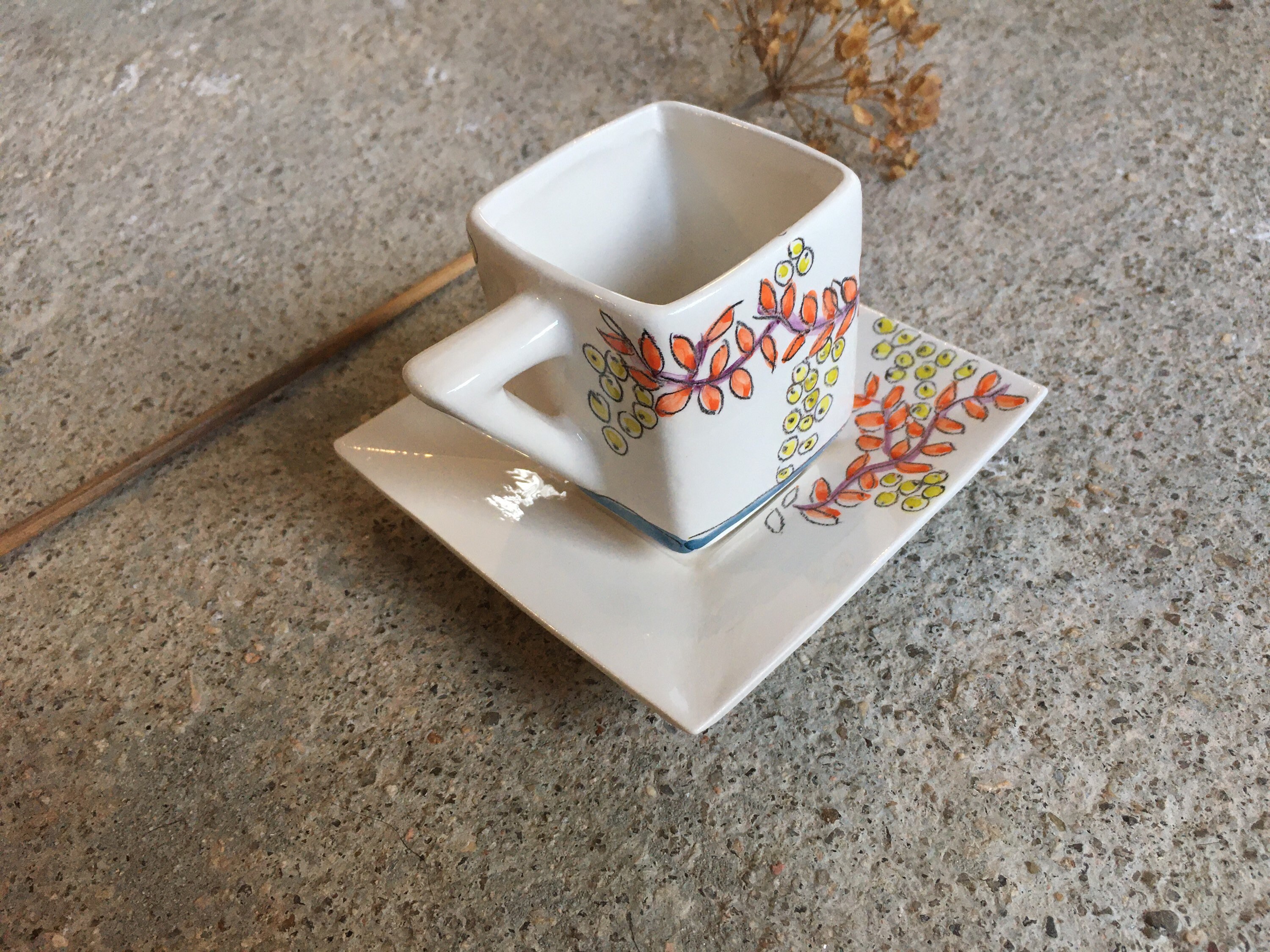 Tasse Grise" - Céramique - Fait Main En France