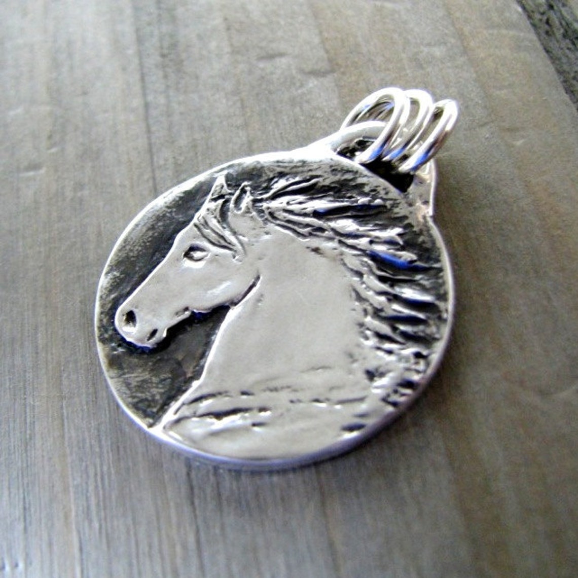 Personalized Horse Jewelry Handmade Fine Silver Horse Etsy