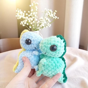 Dinosaur Dragon Crochet Pattern PDF, Raptor Amigurumi Plush Tutorial, Fantasy Stuffed Animal Toy, Cute Gift For Kids Handmade