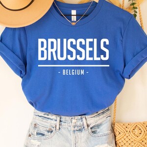 Brussels Tee, Brussels shirt, Brussels Belgium, Brussels gift, Belgium travel, Belgium home, Belgium capital