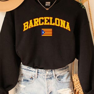 Barcelona Sweatshirt, Barcelona Spain Shirt, Latin Shirt Gift, Barcelona Souvenir, Barcelona Aesthetic Shirt, Spain Travel