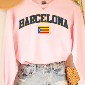 Barcelona Sweatshirt, Barcelona Spain Shirt, Latin Shirt Gift, Barcelona Souvenir, Barcelona Aesthetic Shirt, Spain Travel