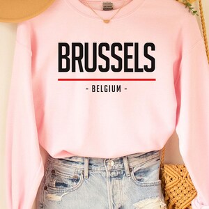 Brussels Sweatshirt, Brussels shirt, Brussels Belgium, Brussels gift, Belgium travel, Belgium home, Belgium capital