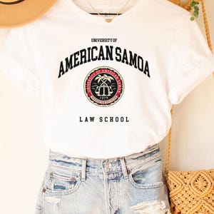 University of American Samoa Law School tshirt, American Samoa Logo T-shirt, Better Call Saul,American Samoa shirt, Saul goodman