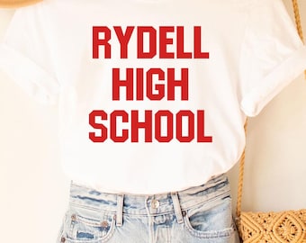 ライデルTシャツ、ライデル高校、ライデル高校Tシャツ、ライデル高校シャツ、面白いグリース、グリースシャツ