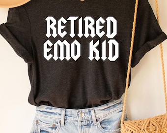 Rentner Emo Kind T-Shirt, Emo Tshirt, Emo Shirt, älteres Emo Shirt, Emo Tshirt, Emo Subkultur Shirt, Emo Geschenk, Emo T-Shirts, Emo T-Shirt