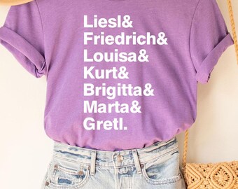 Camiseta de Sonrisas y Lágrimas, Camiseta de Teatro, Regalo de Teatro, Camiseta de Broadway, Regalo para Fans de Sonrisas y Lágrimas