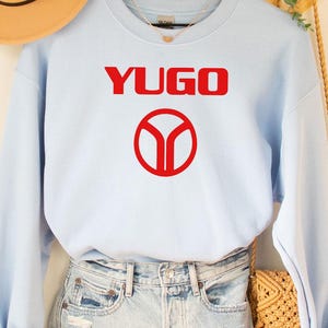 Yugo Sweatshirt, Yugo-Shirt, Jugoslawien-T-Shirt, Serbien Kragujevic, Oldtimer, Retro-Klassiker, Vintage sfrj, Retro-T-Shirt