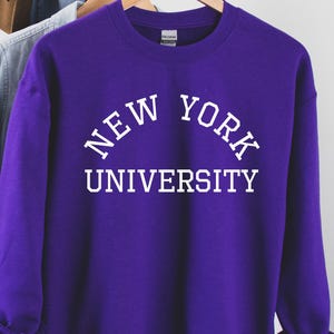 NYU Sweatshirt, NYU University tshirt, New York University, NYU graduate, Vintage University/College, New York shirt