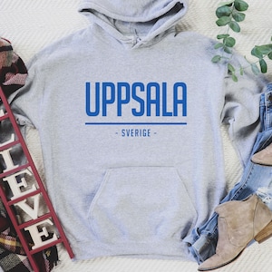 Uppsala Hoodie,Upsala tshirt, Upsala tee, Upsala gift, Sweden tshirt, Malmo Gifts, Stockholm Shirt, Stockholm Souvenir, Swedish