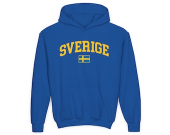 Sudadera con capucha juvenil de Suecia