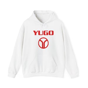 Yugo Hoodie, Yugo-Shirt, Jugoslawien-T-Shirt, Serbien Kragujevic, Oldtimer, Retro-Klassiker, Vintage sfrj, Retro-T-Shirt
