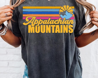 Appalachian Mountains comfort colors T-shirt, Appalachian Trail Shirt, AT Mountains Hiking T-shirt, Appalachian Mountains