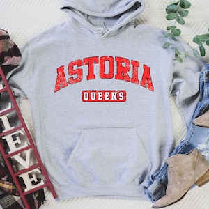 Astoria Hoodie, Astoria tshirt, Astoria Tee, Astoria Queens Shirt, Retro Queens Vintage NYC Tee, Astoria Tank Top, Astoria