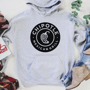 Chipotle Mexican Grill Hoodie, Chipotle Mexican Grill Logo, Retro Logo gift, Funny gift for him, BBQ shirt