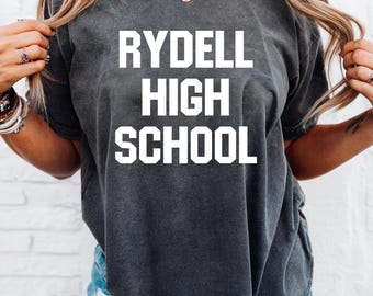 ライデル高校カラーTシャツ、ライデル高校、ライデル高校Tシャツ、ライデル高校シャツ、面白いグリース