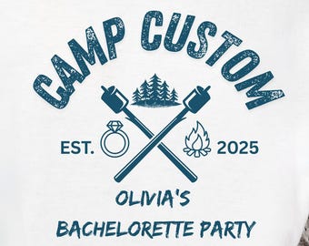 Custom Bridal Camp :  Custom Bachelorette Shirt, Comfort Colors Tshirt