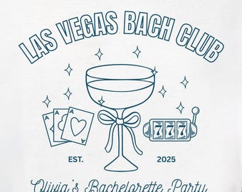 Bachelorette Gift : Custom Las Vegas Trip Tee, Personalized Bach Club Comfort Colors Shirt