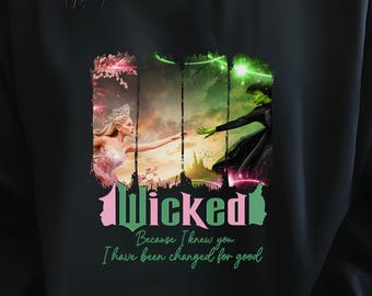 Wicked Sweatshirt : Custom Wicked Hoodie With Adding Text Option