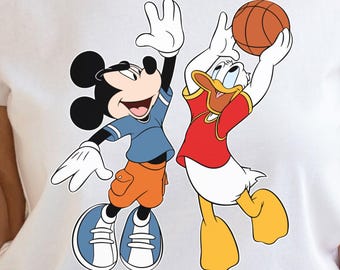 Disney Shirt : Disneyworld Basketball T-Shirt, Bella Canvas Tee