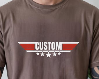 Custom Airforce Dad  : Personalized Comfort Colors® T-Shirt