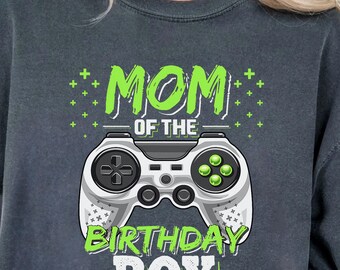 Mom of the Birthday Boy Shirt: Gamer Mama Tee