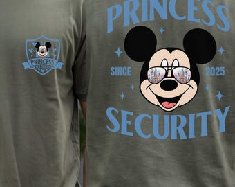 Comfort Colors® Princess Security Shirt : Mom or Dad Tee
