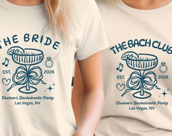 Bachelorette T Shirt : Personalized Bach Club Tee Comfort Colors® Tshirt