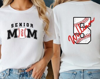 Senior Mom T-Shirt : Customized Mom Shirt Comfort Colors®