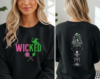 Wicked Hoodie : Double Sided Print Sweatshirt ,  Wicked Top
