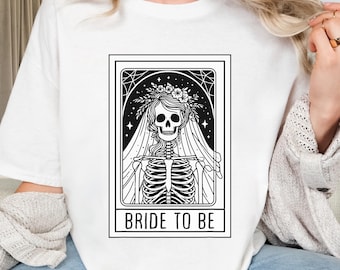 Bachelorette TShirt :  Bride To Be Skeleton Shirt, Comfort Colors® Tees