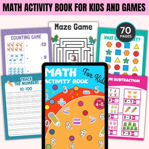 Math Worksheets, Learning Materials for Kids, Printables, Pre-K Math Activities, Counting, Adding, Subtracting, Learn math the fun way