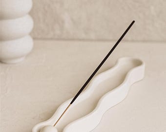 Handgemachte Räucherstäbchen aus Gips: Minimalistische Boho Dekoration